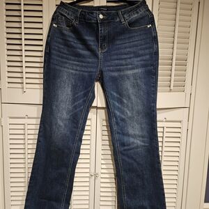 Dark Indigo Flare Jeans